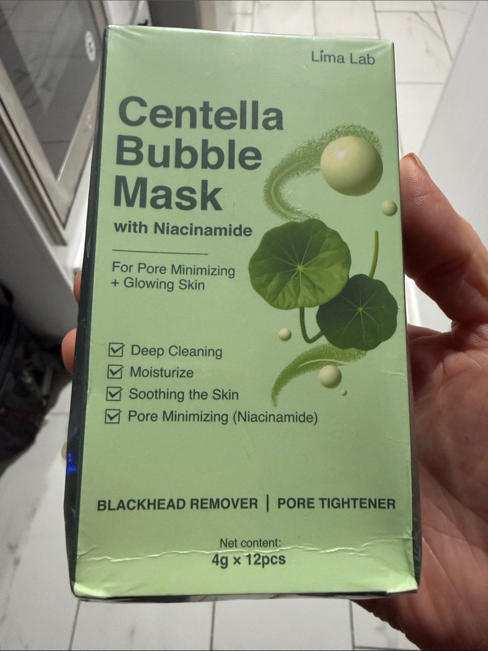 Centella Bubble Mask with Niacinamide - Green